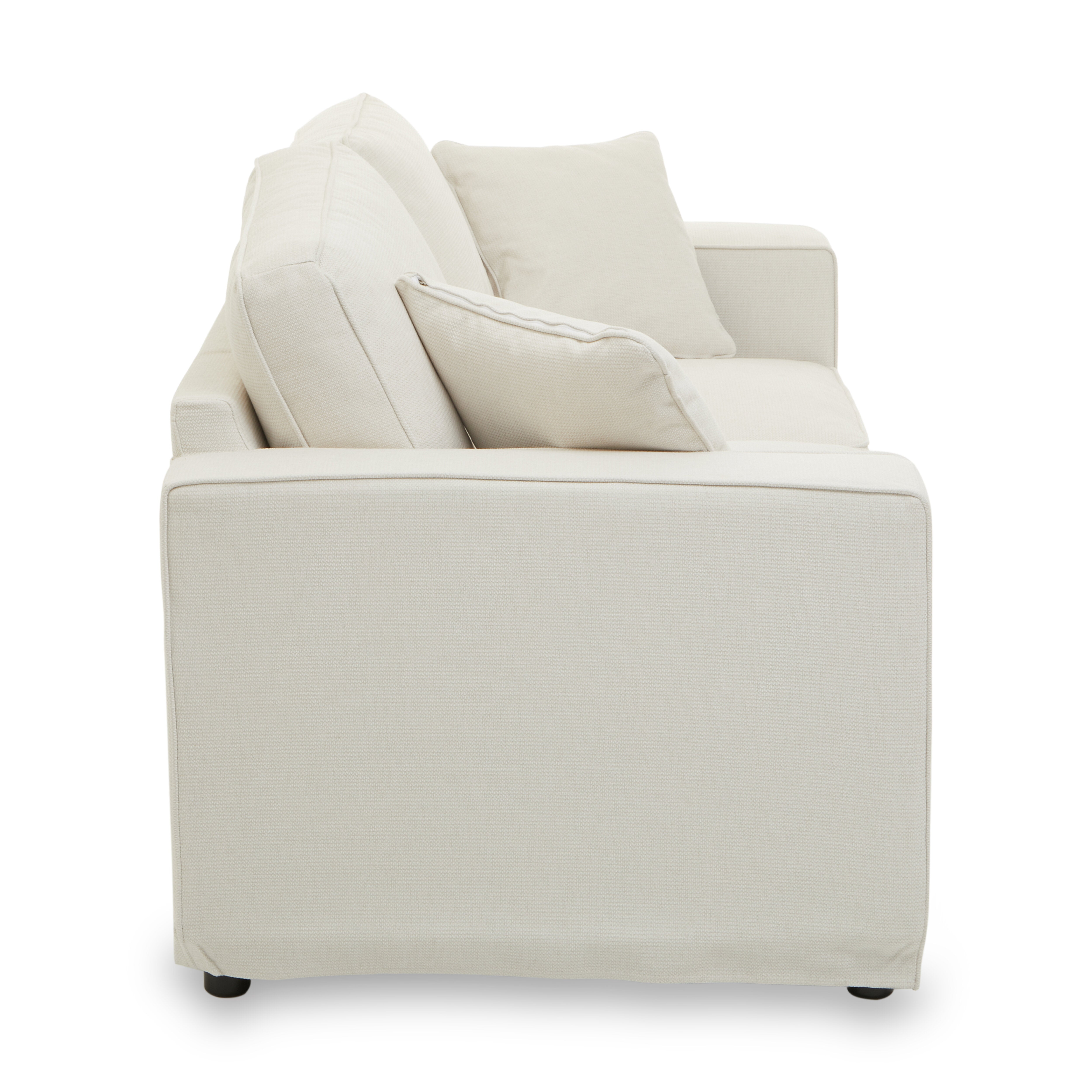 Almore Cream Fabric Sofa | 2 Seater